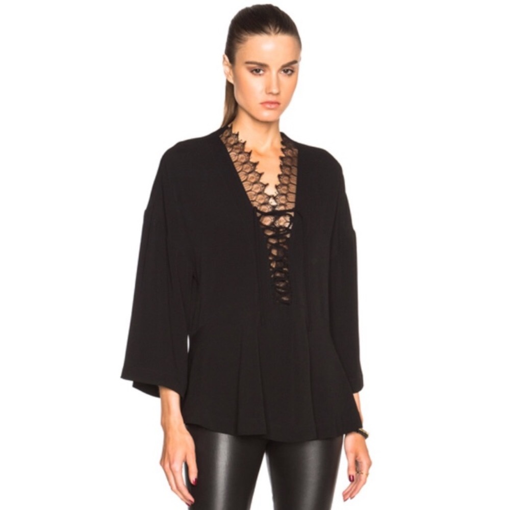 IRO Emilda lace up Top 36